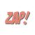 ZAP! | Electrifying Comic-Inspired Design Kiss-Cut Stickers