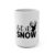 “Let It Snow” Christmas Typography Design – Festive Mug 15oz